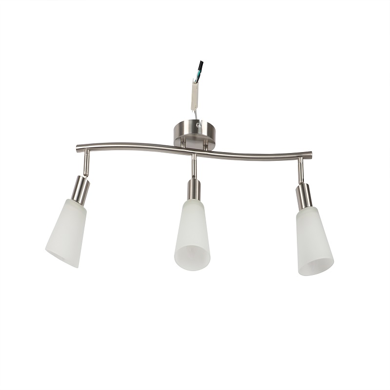 Ceiling Lamp Retrofit（S-Shape In Nickle Matt）