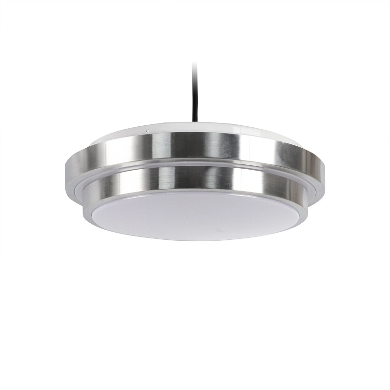 LED Ceiling Spotlight Classic Silver Aluminum Frame Round