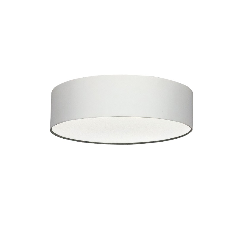 Textile LED Ceiling Lamp White