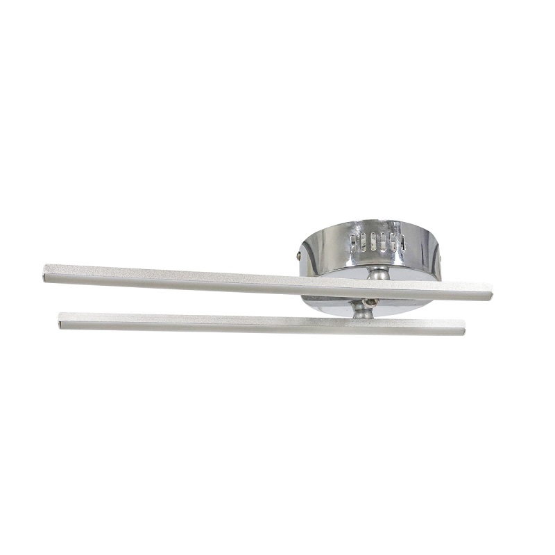 2-Lamp LED Ceiling Light With Straight Rods