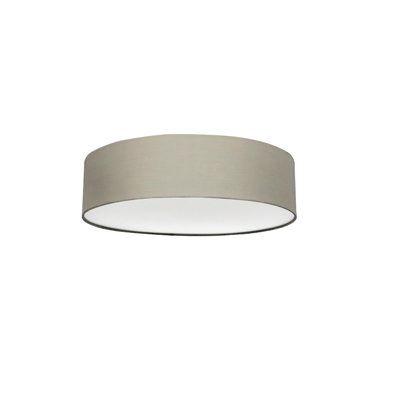 Textile LED Ceiling Lamp Brown